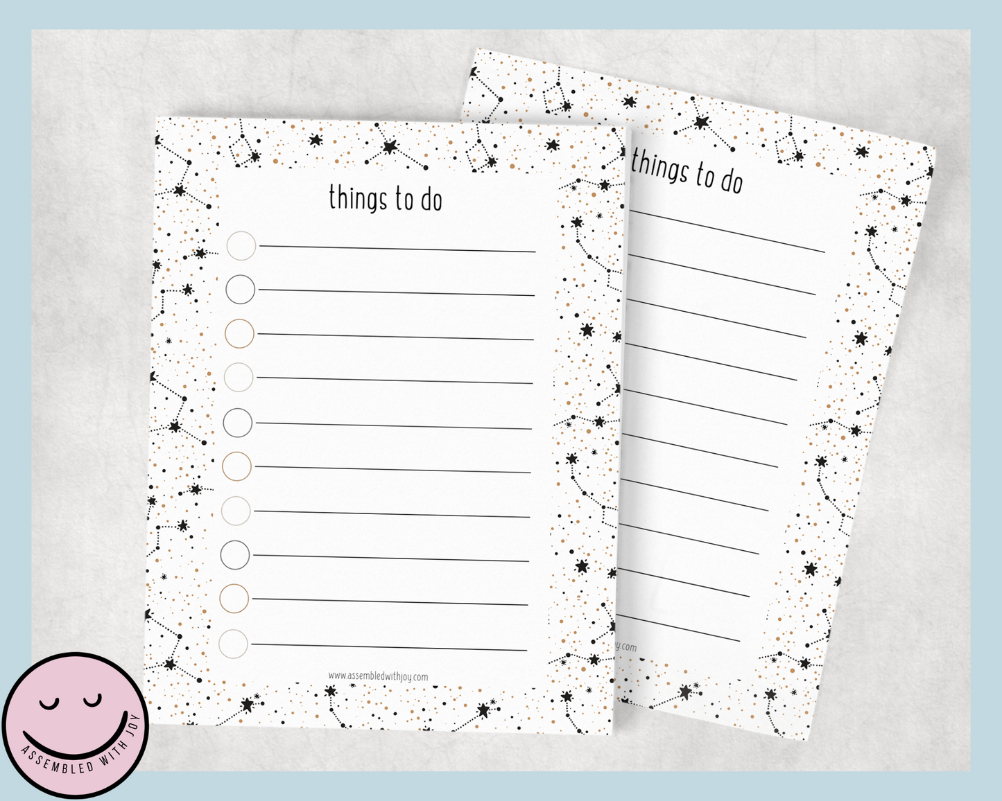 Star - To Do list - Assembledwithjoyoy