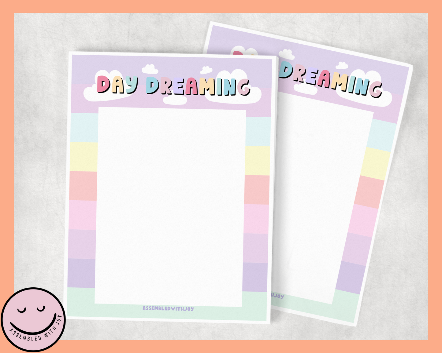 Day Dreaming Notepad - Assembledwithjoyoy