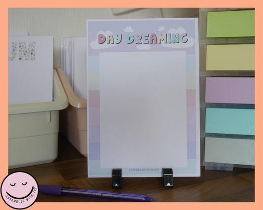 Day Dreaming Notepad - Assembledwithjoyoy