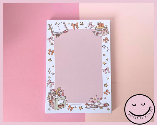 Bookish Cosy Comforts - A5 Notepad