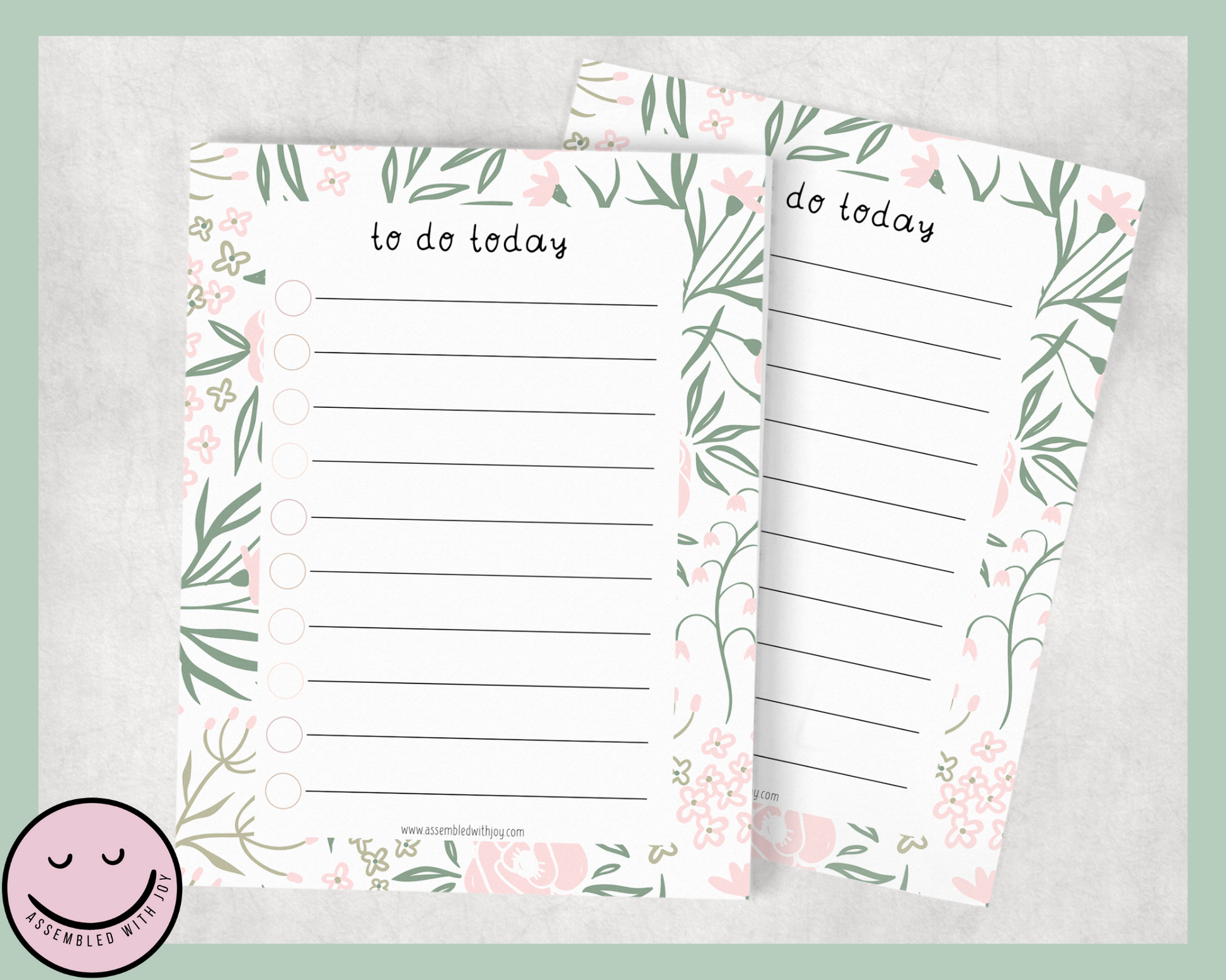 Flora - To Do List - Assembledwithjoyoy