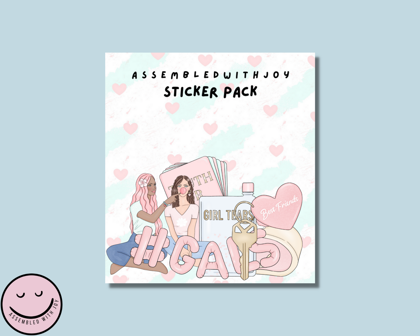 Best Friend Sticker Pack - Assembledwithjoyoy