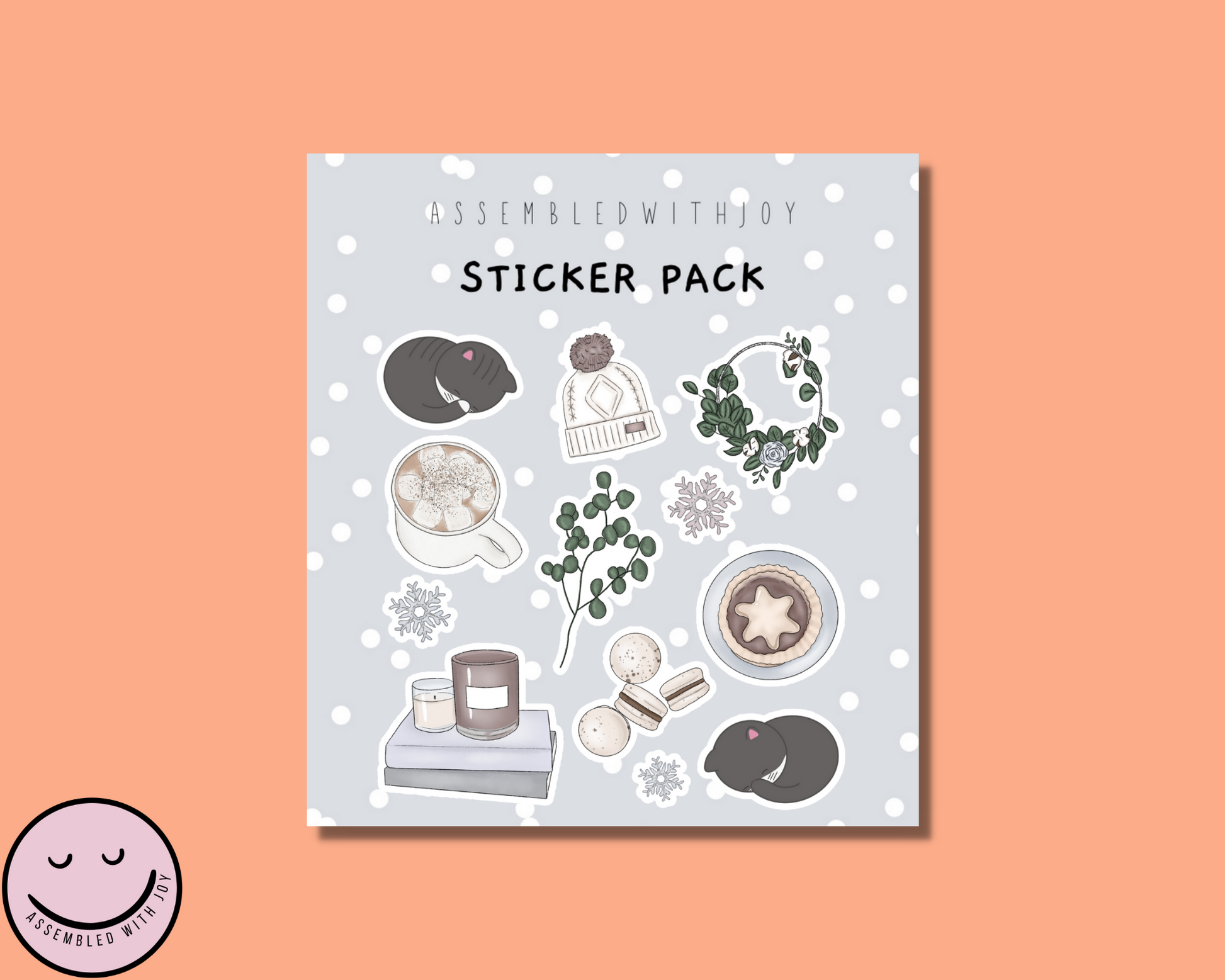 Winter dreams Sticker Pack - Assembledwithjoyoy