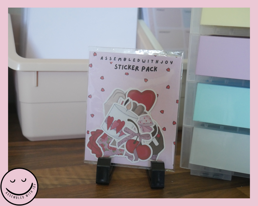 Valentines Sticker Pack - Assembledwithjoyoy