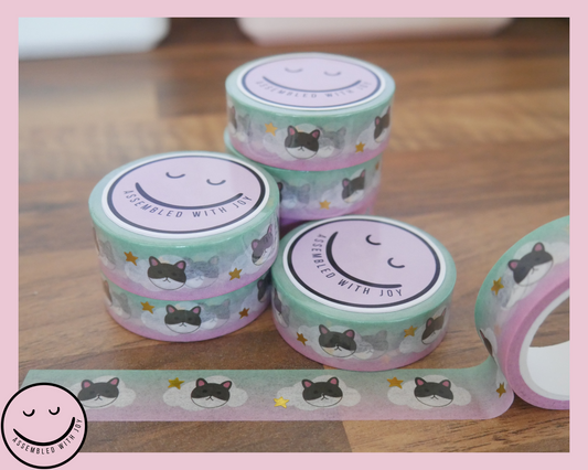 Cats in the clouds - washi tape - Assembledwithjoyoy