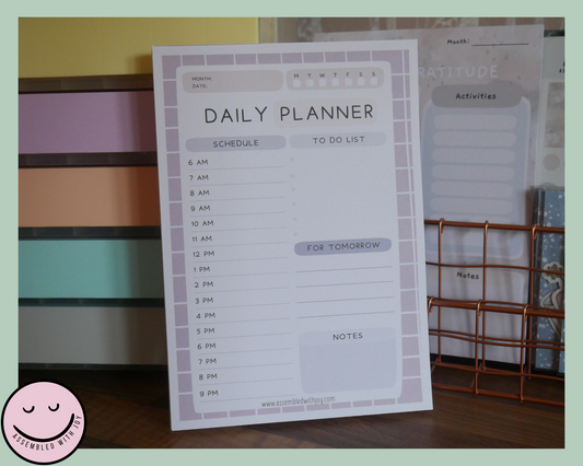 Chelle Daily Planner - Assembledwithjoyoy