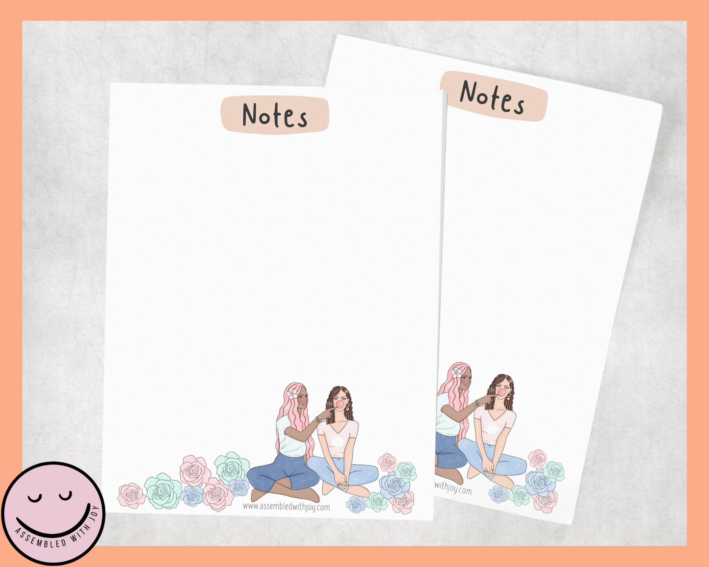 Missy notepad - Assembledwithjoyoy