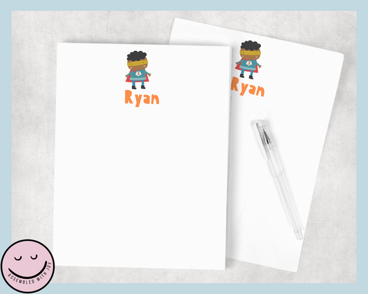 Personalised Super Hero notepad (1) - Assembledwithjoyoy