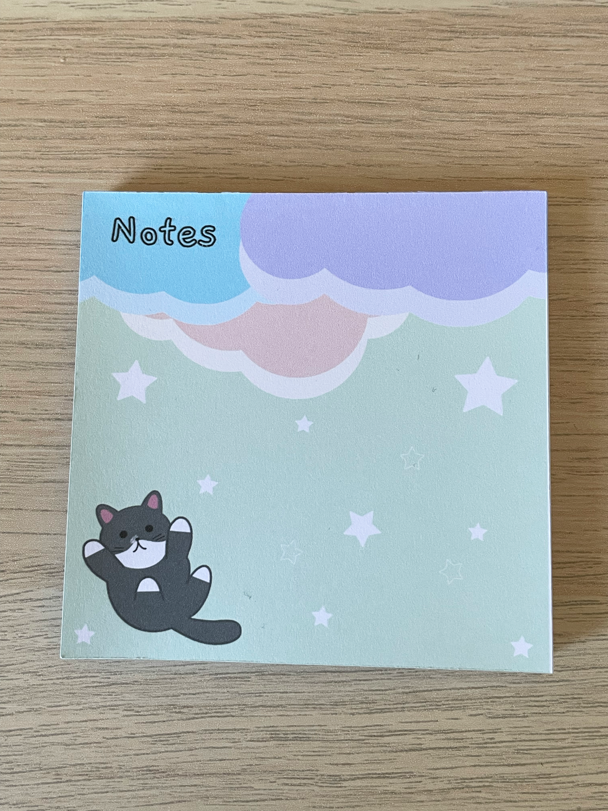 Floaty skies - Memo pad - Assembledwithjoyoy